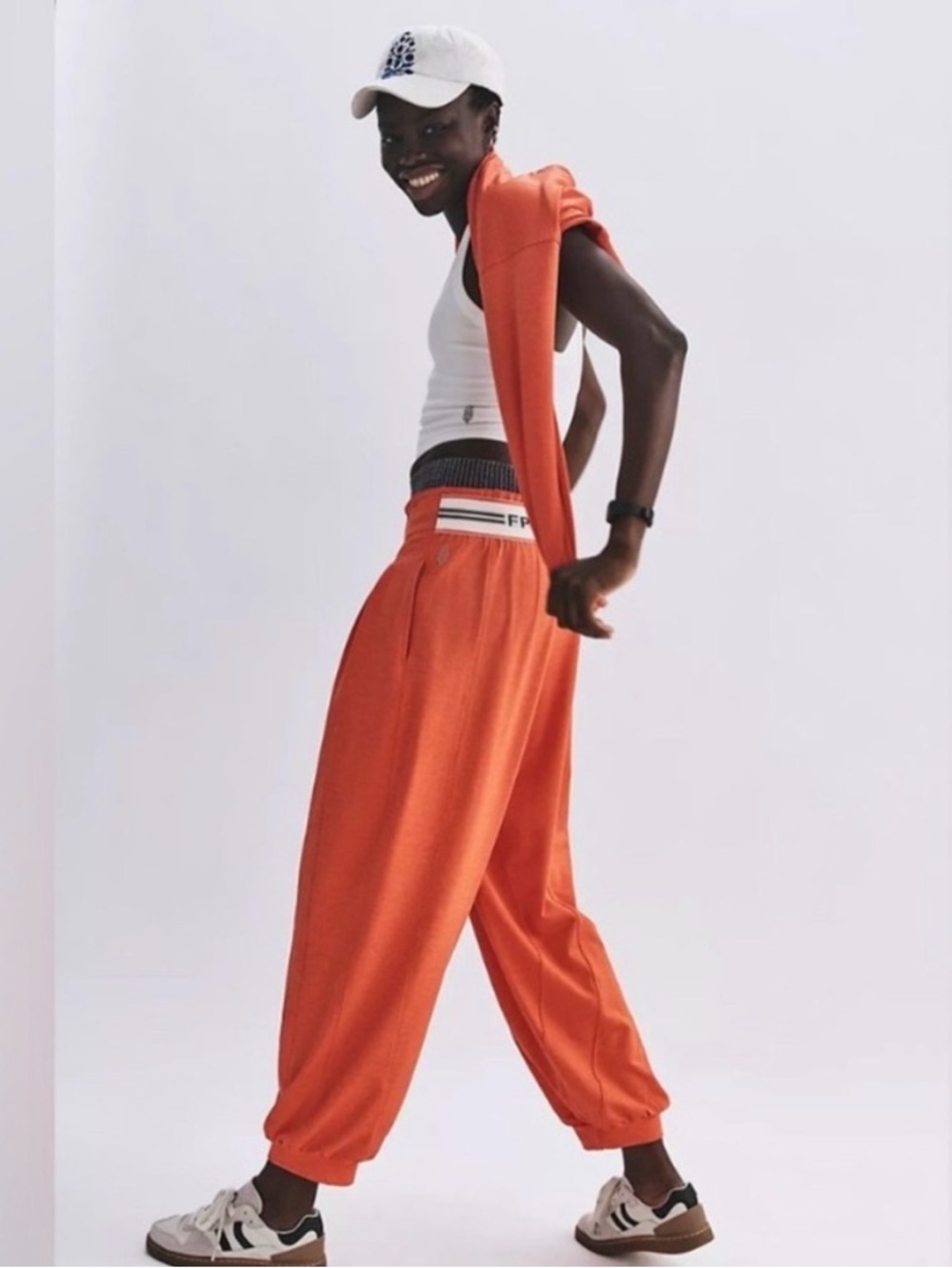 NWT FP Movement Jump Start Joggers in Scarlett - Picture 3 of 5